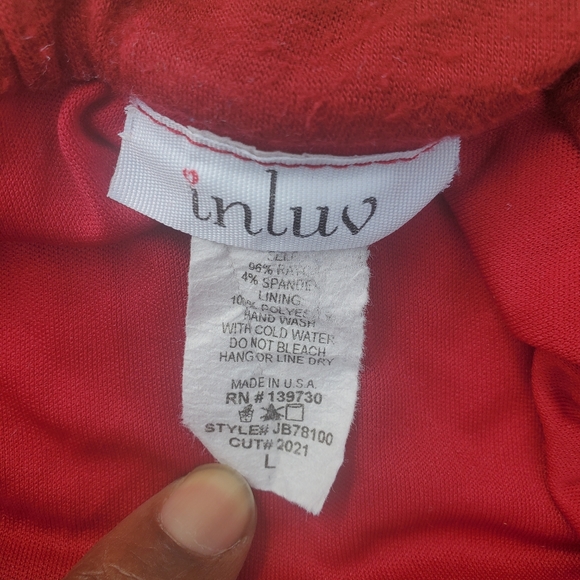 In Luv Maxi Skirt W/Split sz Large - Picture 2 of 5